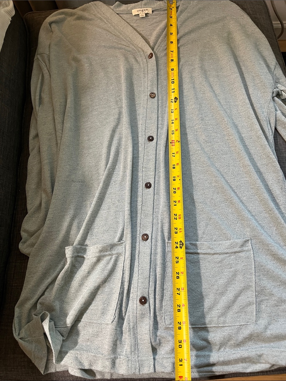 Umgee Mint Lightweight Button-Front Cardigan - Picture 7 of 8